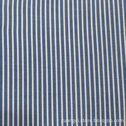 OEM men's cotton shirt with striped design